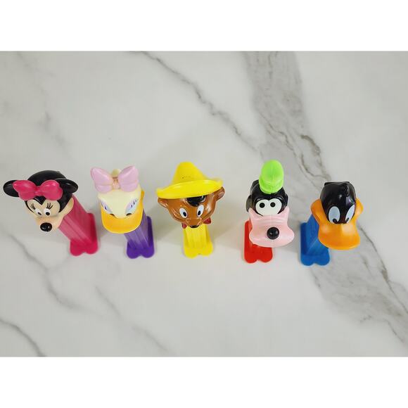 Disney Pez Candy Dispenser Minnie Mouse Daisy Duck Goofy Daffy Speedy Gonzale x5 - Picture 3 of 14